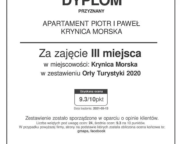 Piotr I Paweł 8 Os Deluxe 2 Poziomy Krynica Morska